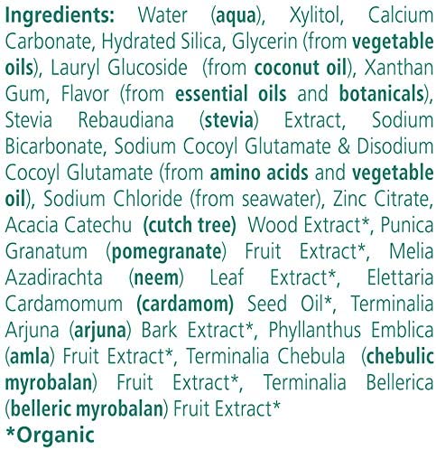 Himalaya Botanique Kids Toothpaste, Cool Mint Flavor to Reduce Plaque and Keep Kids Brushing Longer, 4 oz